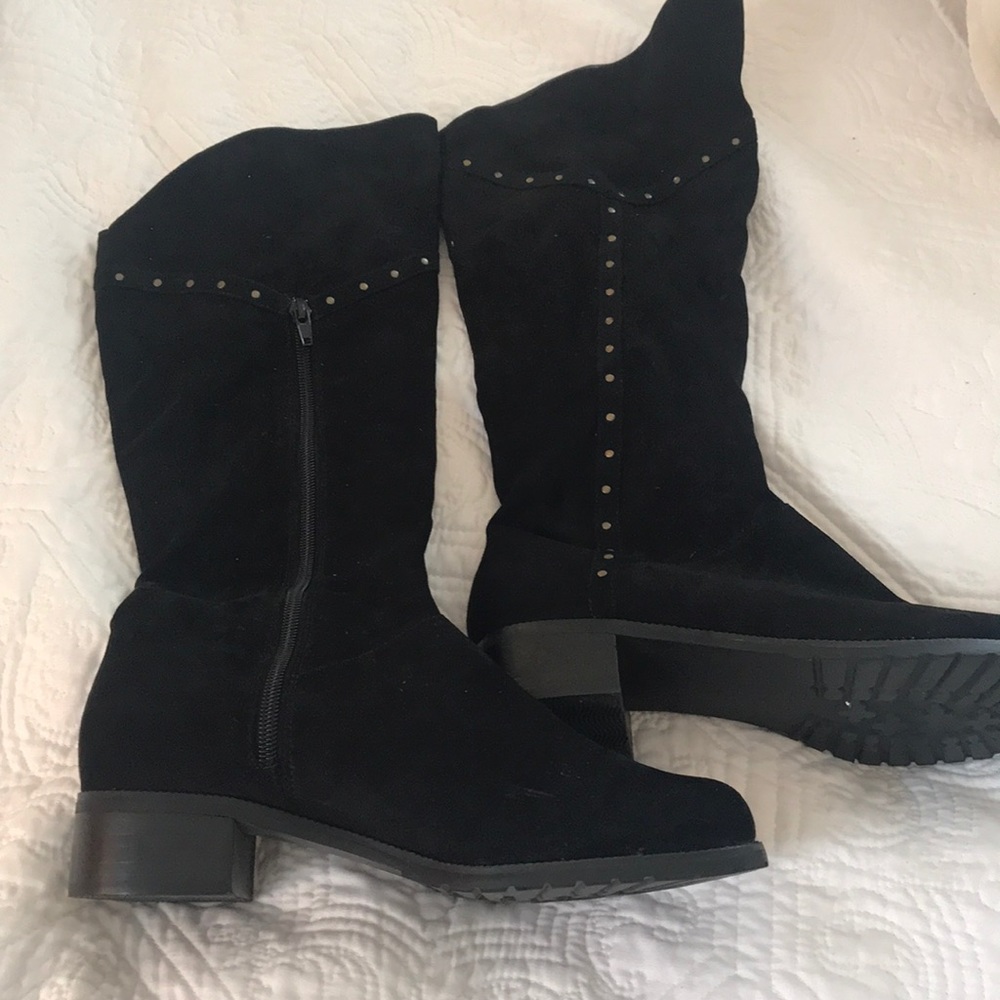 Nordstrom studded boots. 8.